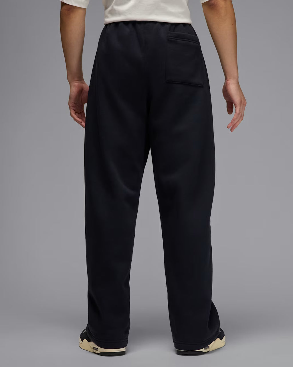 Men's Oversized Open-Hem Trousers