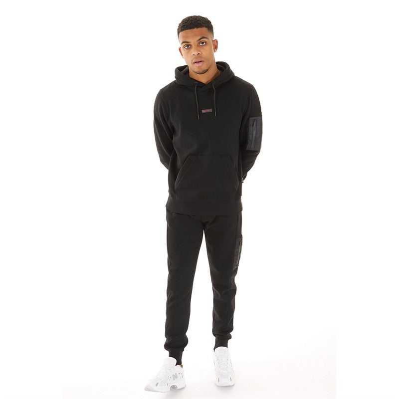 Mens Croster Tracksuit Black