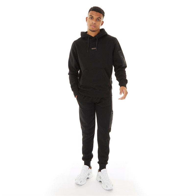 Mens Croster Tracksuit Black